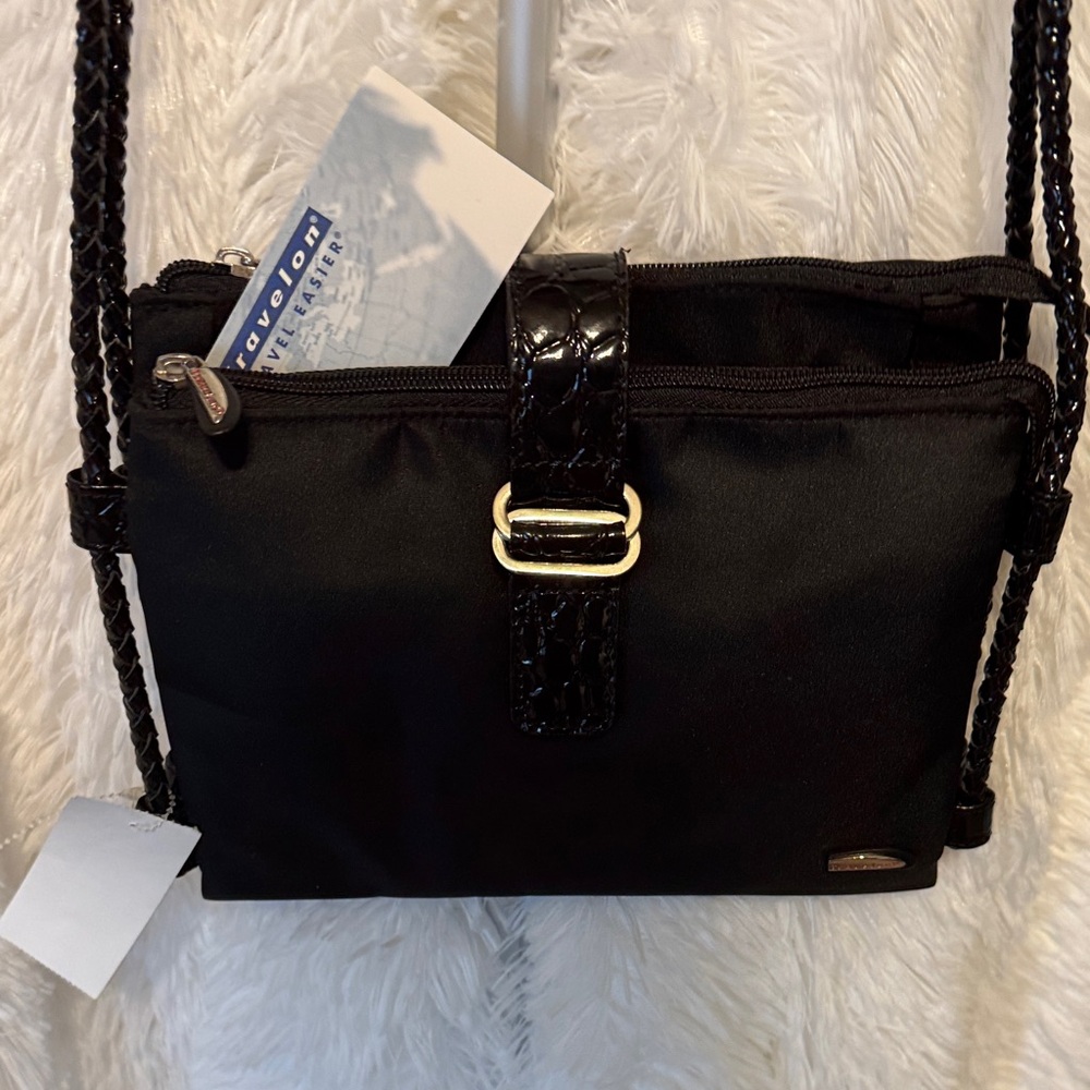 Revolution Elegant Black Crossbody Bag